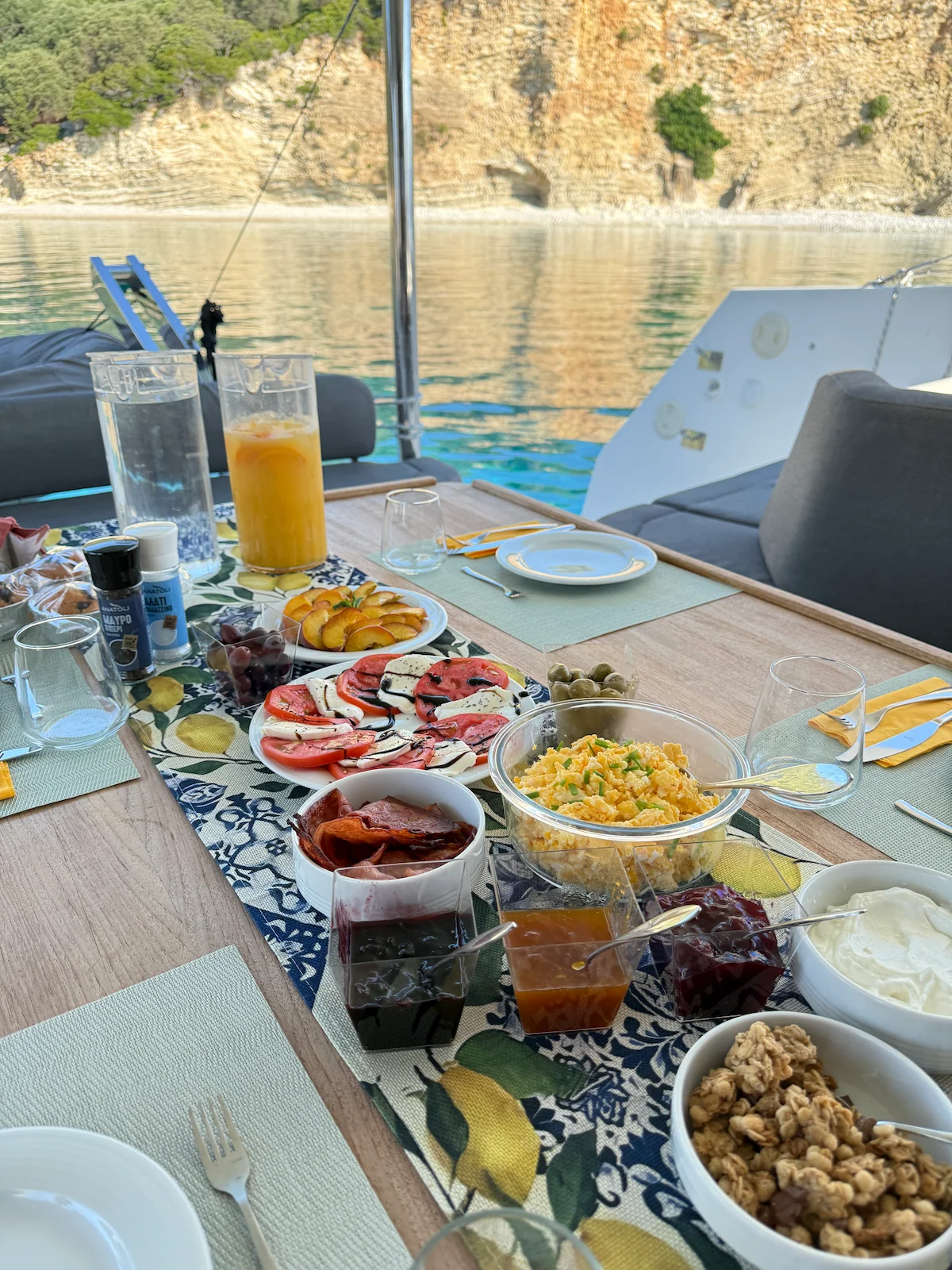 Breakfast spread